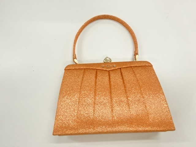 アンティーク　抽象模様織出し和装バッグ